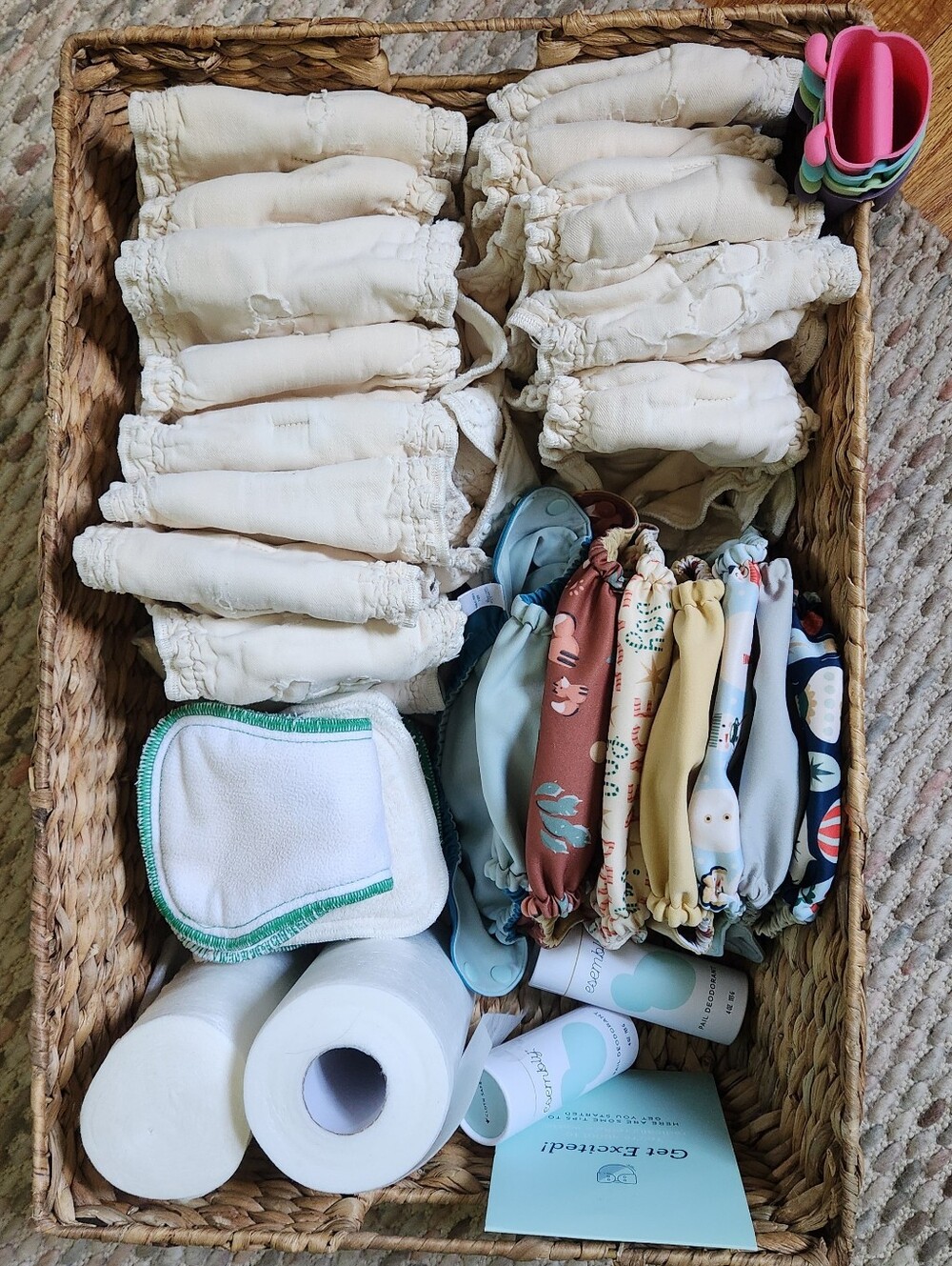 Esembly Baby Size 2 Cloth Diaper Lot With Accessories